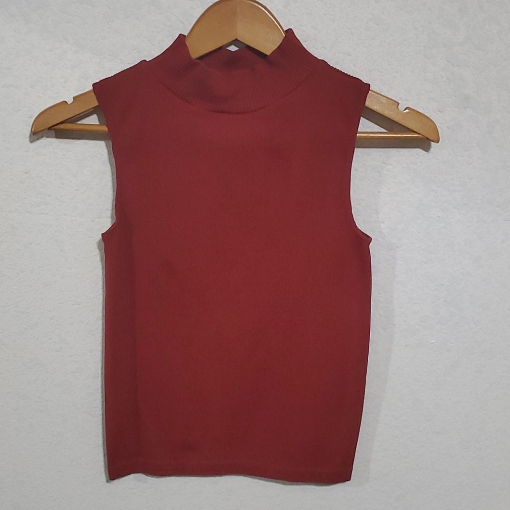 Mock neck top